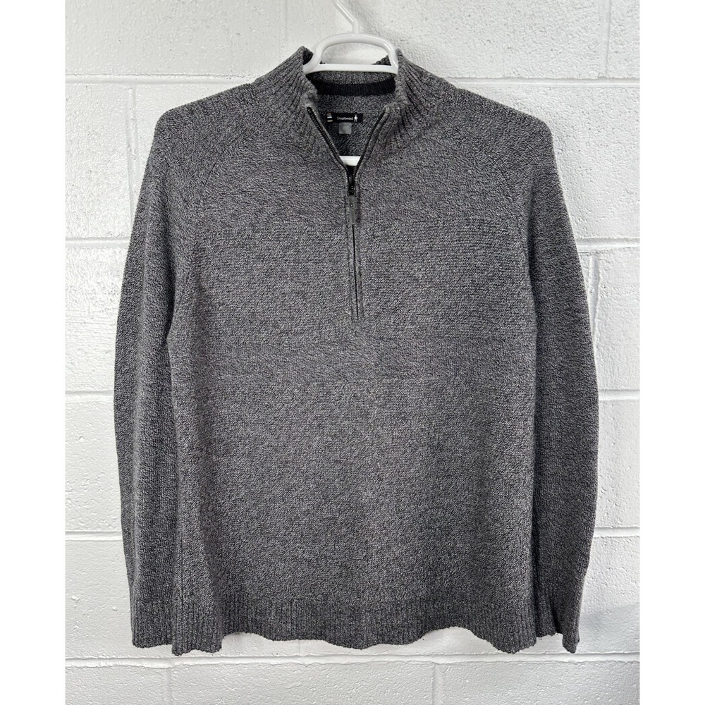 Smartwool Ripple Ridge 1/2 Zip Sweater Gray / Merino Blend / Men's Size Large‎